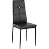 Impor 6x Lori Chair Juodas Glamour Juodas Eco-odos kristalų cirkonio rinkinys