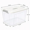 IN Pojemnik plastikowy su pokrywą permatomas 4l organizer 26x18x14,5cm