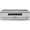 INDESIT Indaplovė | D2F HD624 AS | Free standing | Plotis 60 cm | Number of place settings 14 | Number of programs 9 | Energy efficiency class E | Ekranas | Sidabrinis