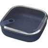 Indas su dangčiu maistui laikyti Ela Rotho 19.5x19.5x6.7cm/1L plokščias/MidnightBlue