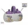 Kitchengo Bikuvalt Indeliai prieskoniams LEVANDA Keramikiniai 2x250ml
