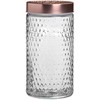 Be Prekinio Zenklo Indelis stiklinis su dangteliu 1,5 l D11,5xH22 cm Urban Living 32476