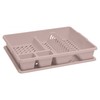 Indų džiovykla su padėklu CURVER BASIC KITCHEN ACCESORIES, kreminės spalvos, h9 x 45 x 38 cm