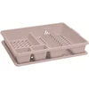Indų džiovykla su padėklu CURVER BASIC KITCHEN ACCESORIES, kreminės spalvos, h9 x 45 x 38 cm
