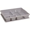 Galicja Indų džiovykla su padėklu CURVER BASIC KITCHEN ACCESORIES, kreminės spalvos, h9 x 26,5 x 42 cm