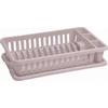 Indų džiovykla su padėklu CURVER BASIC KITCHEN ACCESORIES, kreminės spalvos, h9 x 45 x 38 cm