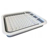Indų džiovyklė - Foldable Dish Haba, pilkai balta