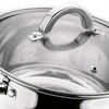 INDUKCINĖ DUJINĖ Plieninė VIRTUVĖ Dangtis Tadar Roger II 4,4 l 22cm