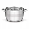 INDUKCINĖ DUJINĖ Plieninė VIRTUVĖ Dangtis Tadar Roger II 4,4 l 22cm