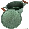 INDUKCINIS GRANITINIS PUODAS 24cm SU DANČIU OLDMAN 4.4L 24cm