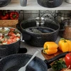 INDUKCINIS PUODAS DIDELEI DUJINĖ ORKAITĖ Konighoffer Pollo Juodas 6,5l 28cm