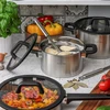 INDUKCINIS PUODAS Plienas, NERŪDIJAMAS, Tvirtas dujinis Starke Pro Rigor 3.3L 20cm