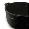 Indukcinis PUODAS su dangčiu, skirtas Konighoffer Pollo Juodas OVEN 1,2 l 16cm