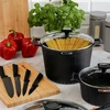 Indukcinis puodo dangtis AUKŠTAS Didelis dujinis Starke Pro Crows Marble 6,5 l
