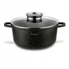 INDUKCINIS puodo dangtis KIETOS DUJOS Konighoffer Pollo Juodas 4,5l 24cm