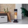 4IQ Infraraudonųjų spindulių šildytuvas “Joris Mini” 1200W, juodas