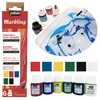 Iniciacijos rinkinys - PEBEO - Marmuravimo dažai - 6 buteliukai po 20 ml - Marmuravimo efektas - Ekonomiškas rinkinys
