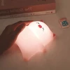 InnoGIO vaikiška naktinė lemputė silikoninė LED piggy touch minkšta