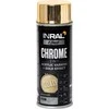 Aerozolinis akrilinis lakas INRAL CHROME auksinis 400 ml.
