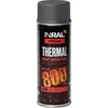 Aerozoliniai dažai INRAL THERMAL atsparūs karščiui pilka RAL 7016 400 ml.