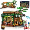 Insoon BLOKAI KAVĖVĖ KAVOS NAMAI CREATIVE HOUSE RETRO FIGŪRA 1493vnt DOVANA