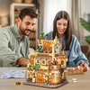 Insoon BLOKŲ KAVINĖ KAVOS NAMAI LED FIGURINE KŪRYBINIAI NAMAI 1289 vnt.