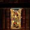 Insoon BOOK Blocks NOOK Dėlionė 3D HOUSE STEMPUNK BOOKSTORE LED 1178vnt DOVANAI