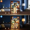 Insoon KNYGŲ BLOKAI NOOK Dėlionė HOUSE KNYGNYNAS STARRY NIGHT SCREM DOVANA 7 viename