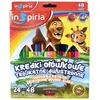Schemat Inspiria Dviejų galų pieštukai 24 vnt. - 48 spalvos