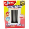 Inspiria Plastelinos rinkinys vaikams, 15 vnt., 250g, pilkos spalvos
