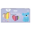 Interdruk Plastilinas 12 pastelinių spalvų minkšto plastiko masė vaikams 1 vnt.