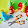 Interdruk Vaiku žirklės su tigro rankena, saugios, 3+ metai, 13 cm