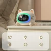 Interlook BUDZIK DLA DZIECI TRENER SNU Naktinė lempa LED KOTEK Rinkinys USB-C 12CM