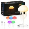 Interlook MEDUZA Naktinė lempa DLA DZIECI LED RGB AKTYWACJA DŹWIĘKIEM RUCHOME MACKI