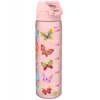 ION8 - vandens buteliukas, vaikiškas buteliukas, 500 ml - BUTTERFLY rožinės spalvos drugeliai