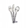 Švedija Optimus Titanium 3-piece cutlery set įrankiai