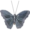 Įsegama kalėdinė dekoracija BUTTERFLY PASTEL, 3 spalvos, 15 cm