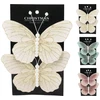 Įsegama kalėdinė dekoracija BUTTERFLY PASTEL, 3 spalvos, 15 cm