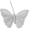 Įsegamų kalėdinių dekoracijų rinkinys BUTTERFLY, auksinės sp., 3 vnt
