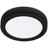 Lubinis šviestuvas Išmanus paviršinis LED šviestuvas EGLO FUEVA-Z, IP44 16,5W, 2700-6500K, 2100lm, juodos sp, Ø21cm,APP