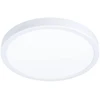 Išmanus paviršinis LED šviestuvas EGLO FUEVA-Z, IP44, 16,5W, 2700-6500K, 2100lm, balt., Ø21cm, APP