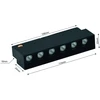 Išmanusis magnetinis LED bėgelių šviestuvas VESTALIGHT VESTA1057M, 6W, 3000-6000K, 540lm