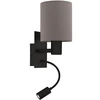 12W LED sieninis šviestuvas SMART+ MATTER, juodas, 3000/6500K, dimeriuojamas