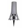 Įsmeigiama vaza Roseta D18cm H30cm plastik./sidabro sp.