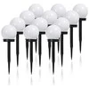 Įsmeigiamas LED lauko šviestuvas BURBULAS, įkraunamas saulės energija, 4 LED, ø15xh47,5cm