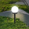 Įsmeigiamas LED lauko šviestuvas BURBULAS, įkraunamas saulės energija, ø10x35 cm