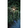 Įsmeigiamas LED lauko šviestuvas FIREWORK, įkraunama saulės energija, 90 LED