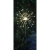 Įsmeigiamas LED lauko šviestuvas FIREWORK, įkraunama saulės energija, 90 LED