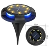 Įsmeigiamas LED lauko šviestuvas, įkraunamas saulės energija, 10 LED, ø10,5 x 15 cm