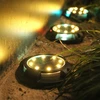 Įsmeigiamas LED lauko šviestuvas įkraunamas saulės energija 8LED + 4RGB ø11x13cm, 2vnt.